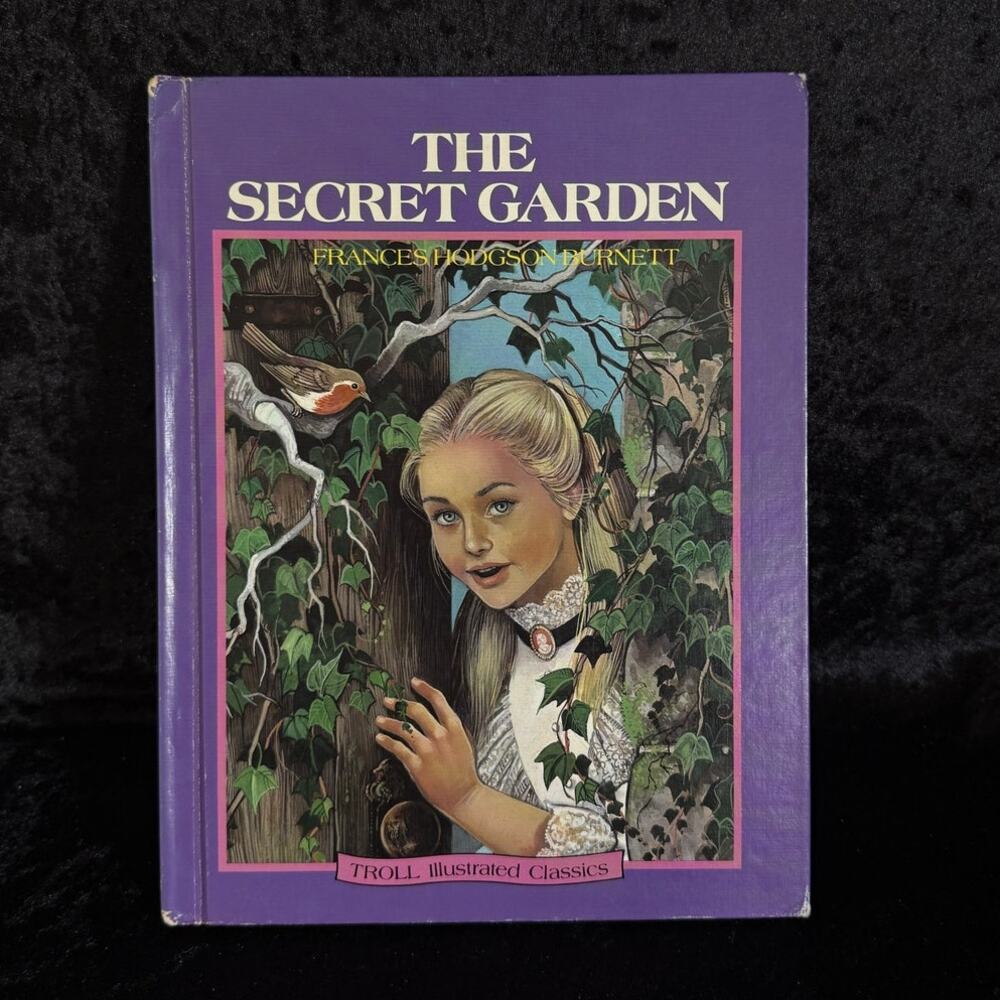 The Secret Garden by Frances Hodgson Burnett | 1988 | VTG Troll Illustrated Book